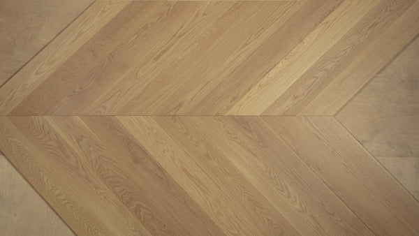 Vidar - Chevron Collection 5" - American White Oak - Honey Wheat - Select & Better Grade - Engineered Hardwood