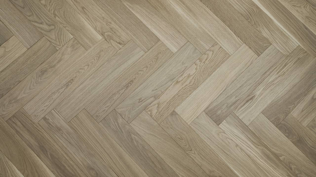 Vidar - East Heringbone Collection 5" - Macaroon - Engineered Hardwood