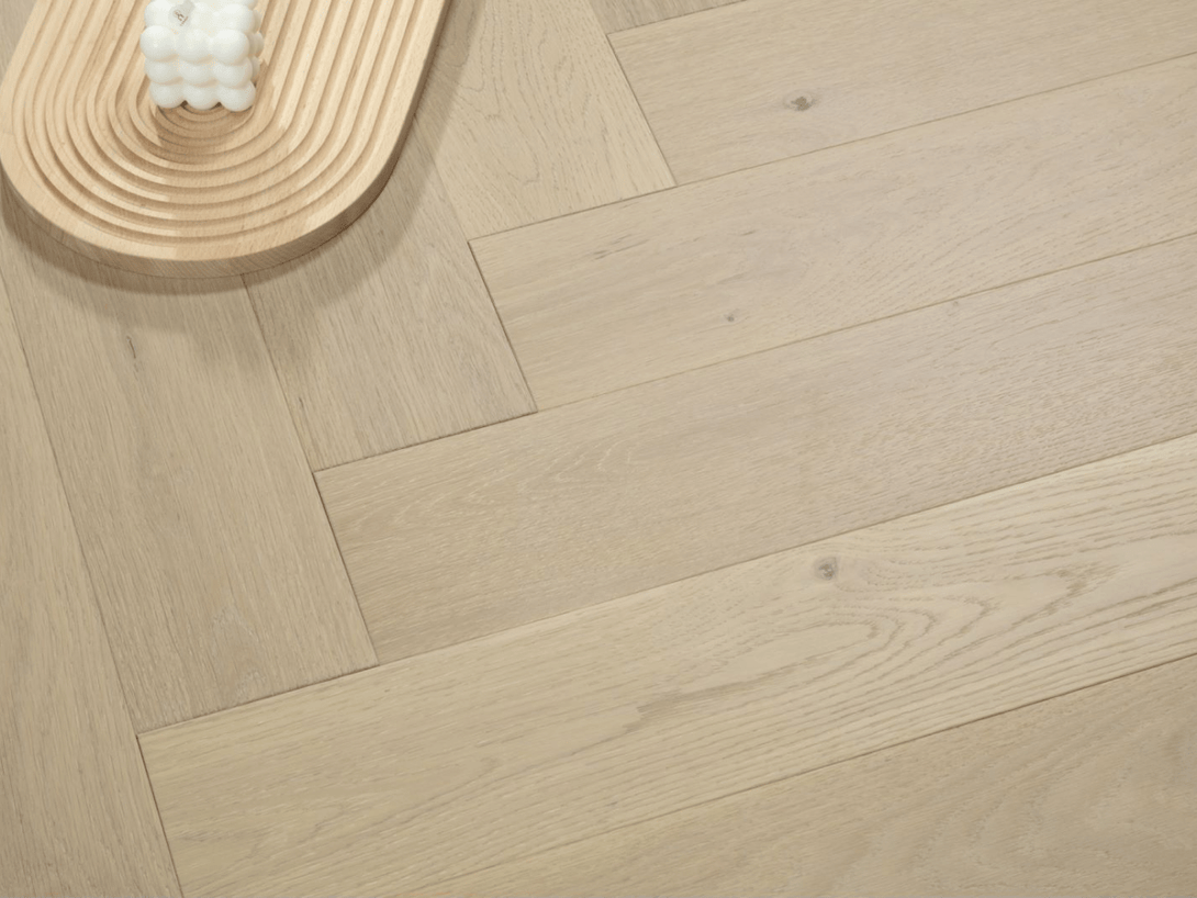 Vidar - West Heringbone Collection 5" - Naked Oak - Engineered Hardwood