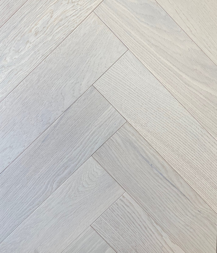 Vidar - West Heringbone Collection 5" - Pearl - Engineered Hardwood